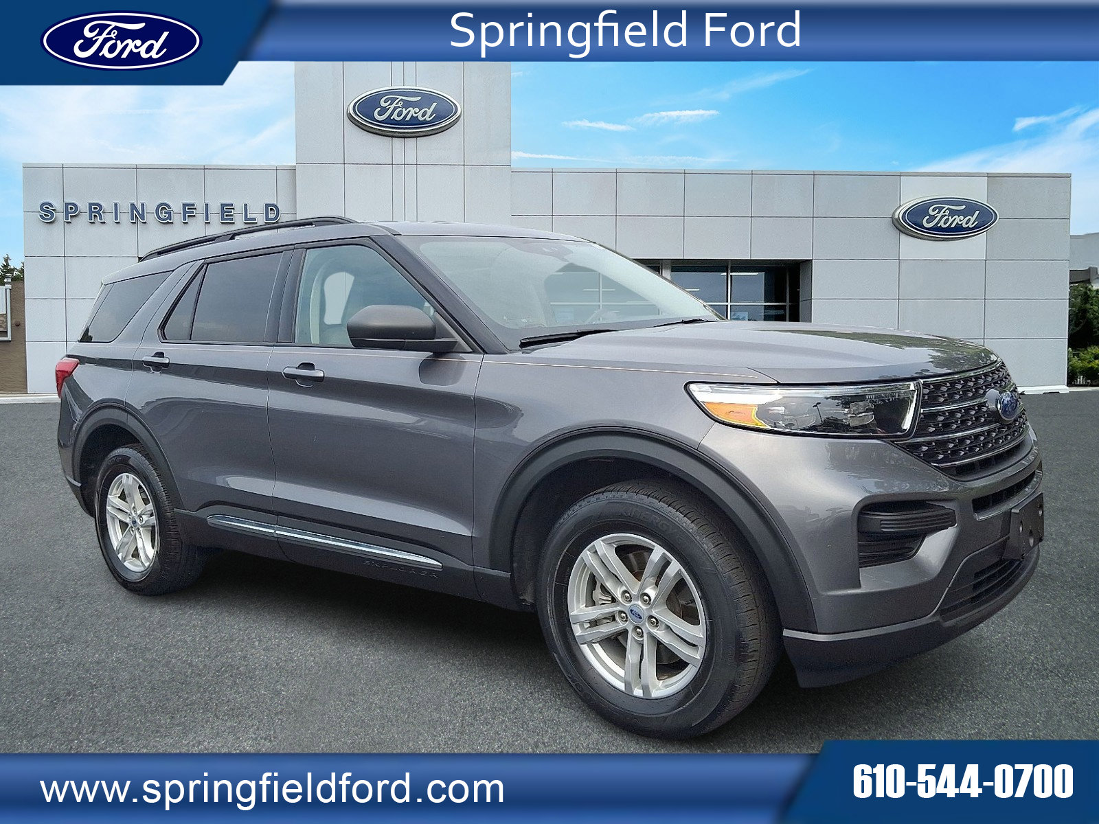 Certified 2022 Ford Explorer XLT w/ Class IV Trailer Tow Package
