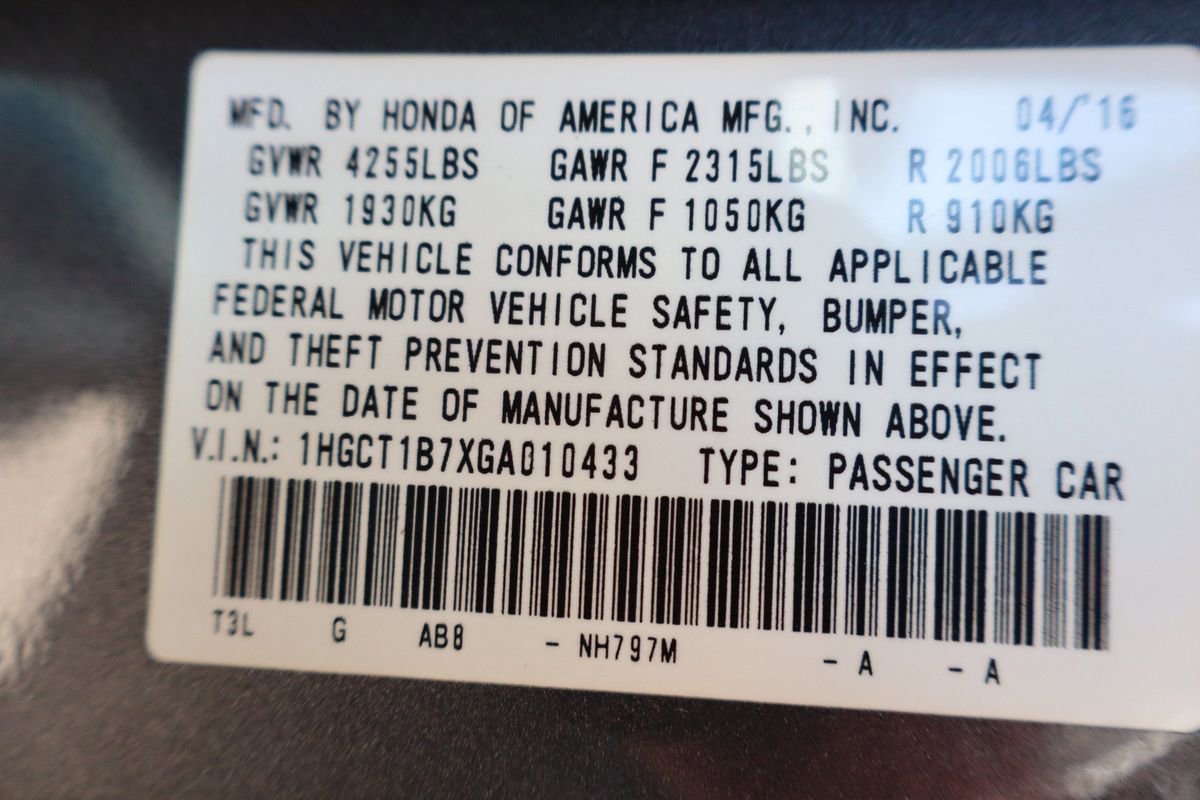 Used 2016 Honda Accord EX image 41
