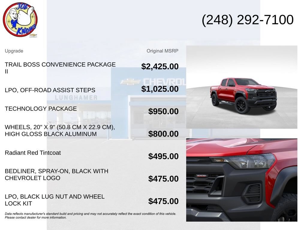 New 2026 Chevrolet Colorado Trail Boss AWD/4WD image 5