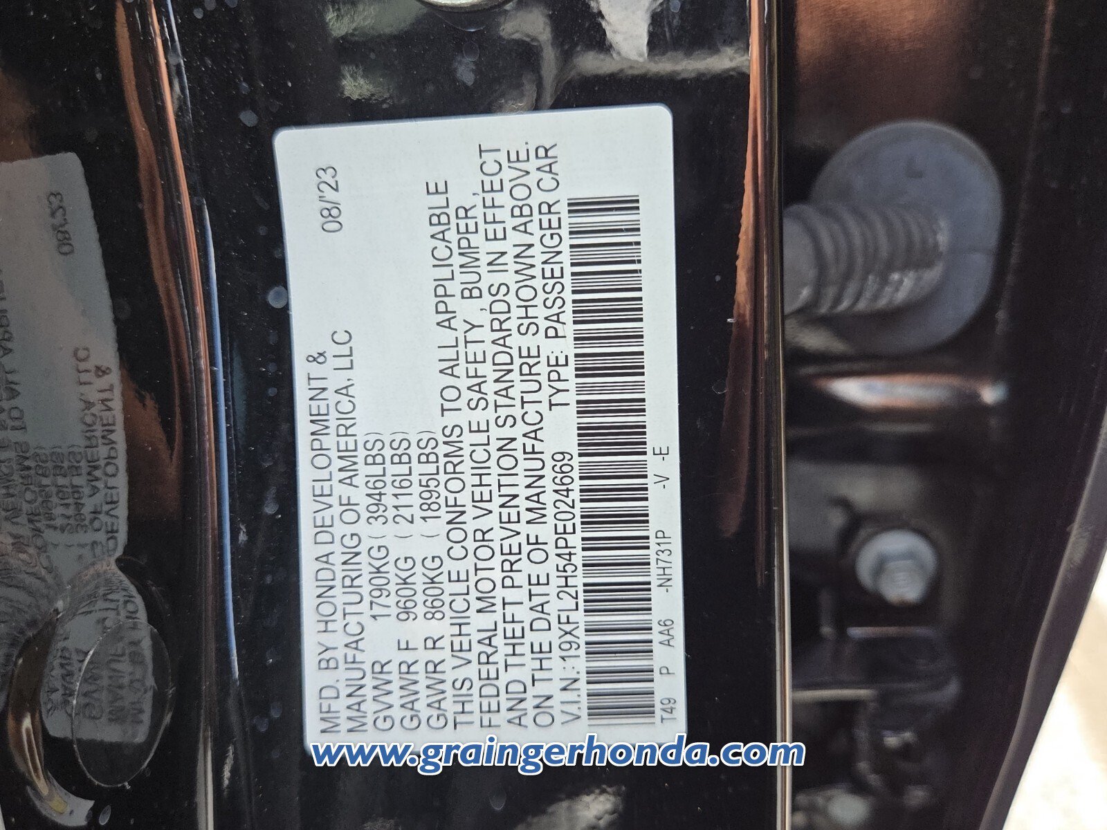 Certified 2023 Honda Civic LX image 14
