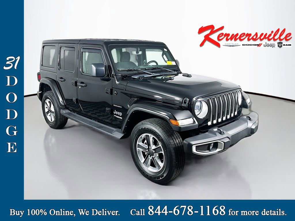 Used 2022 Jeep Wrangler Unlimited Sahara w/ Cold Weather Group image 1