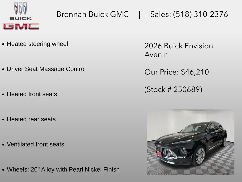 New 2026 Buick Envision Avenir AWD/4WD image 12