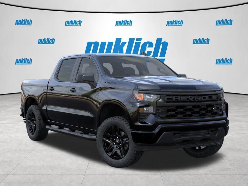 New 2026 Chevrolet Silverado 1500 Custom w/ Turbomax Blackout Package AWD/4WD image 8