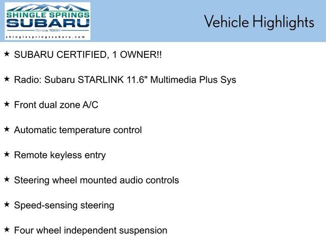 Certified 2024 Subaru Crosstrek 2.0i Premium image 57
