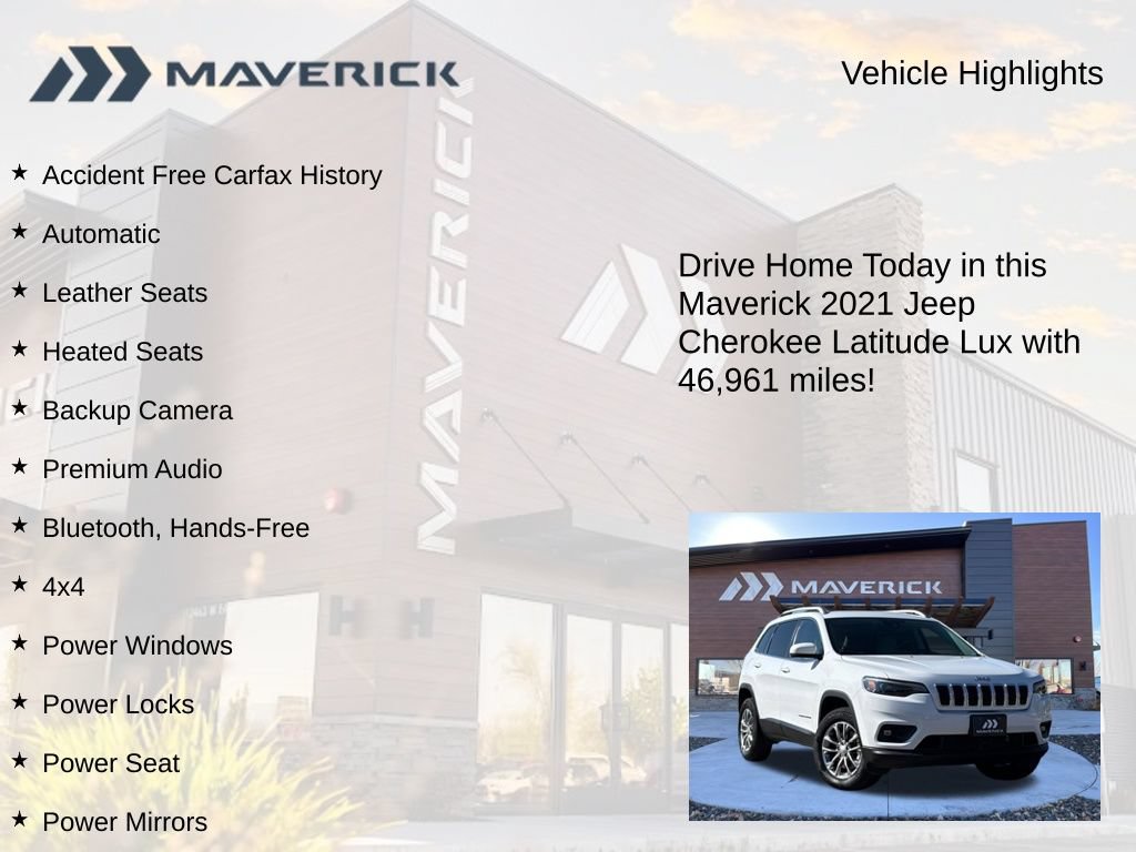 Used 2021 Jeep Cherokee Latitude Lux w/ Comfort/Convenience Group AWD/4WD image 5