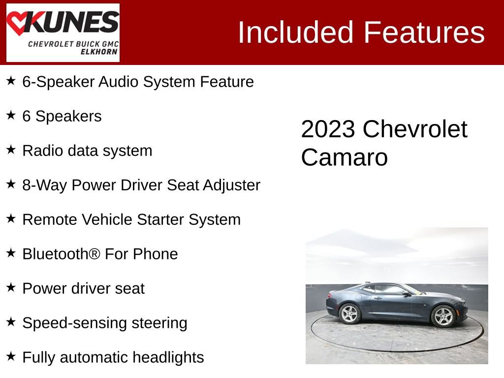 Used 2023 Chevrolet Camaro LT image 3