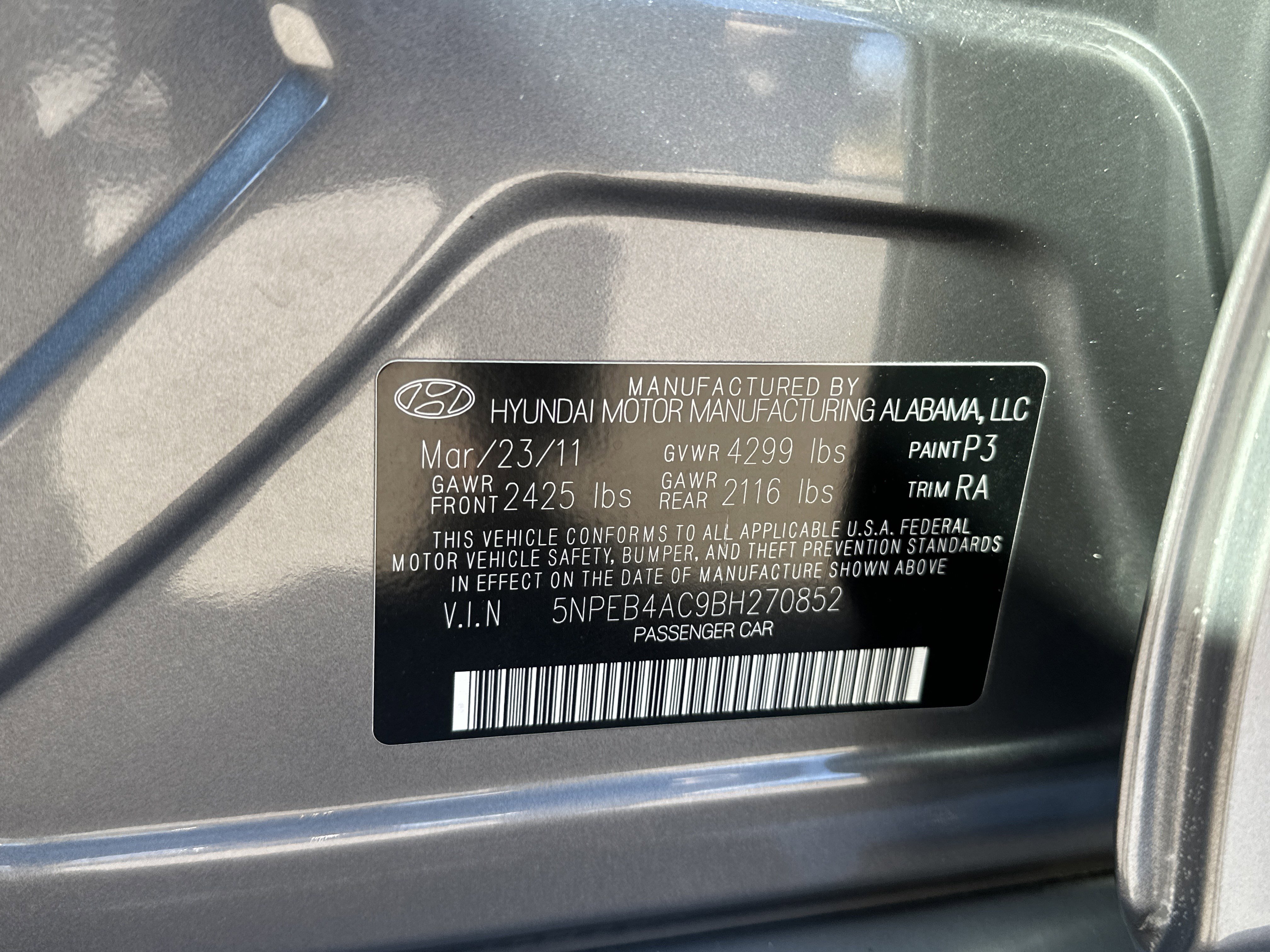 Used 2011 Hyundai Sonata GLS image 29