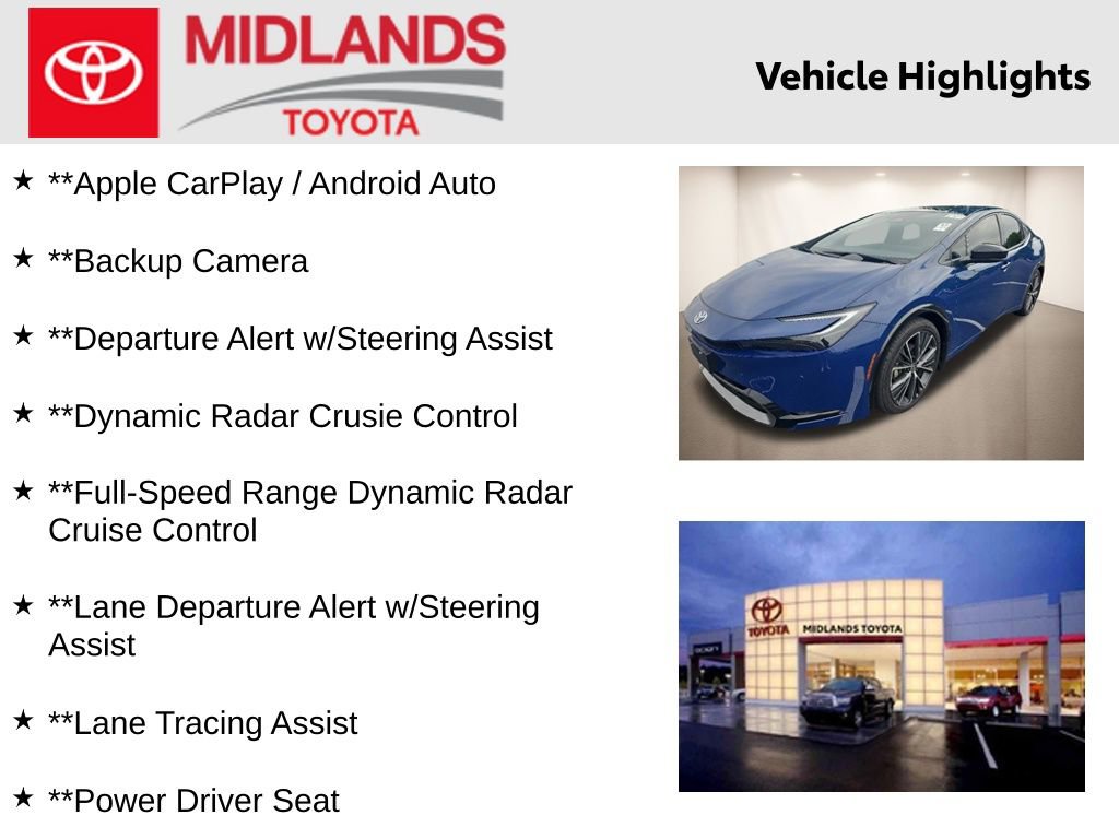Used 2024 Toyota Prius XLE FWD image 2