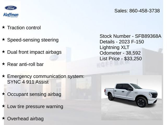 Certified 2023 Ford F150 Lightning XLT image 15