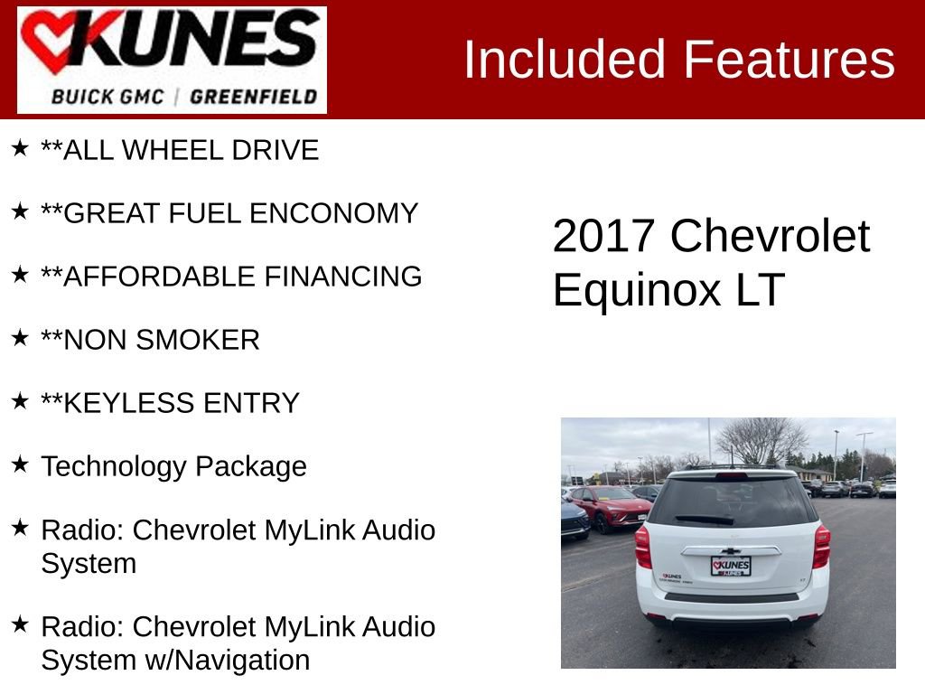 Used 2017 Chevrolet Equinox LT image 3