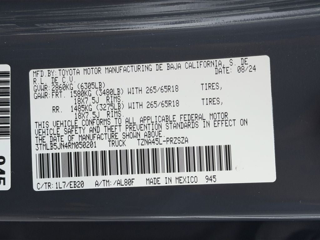 Used 2024 Toyota Tacoma Limited w/ Limited Package (LT) AWD/4WD image 36