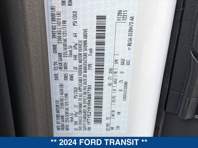 New 2024 Ford Transit 150 Low Roof AWD image 24