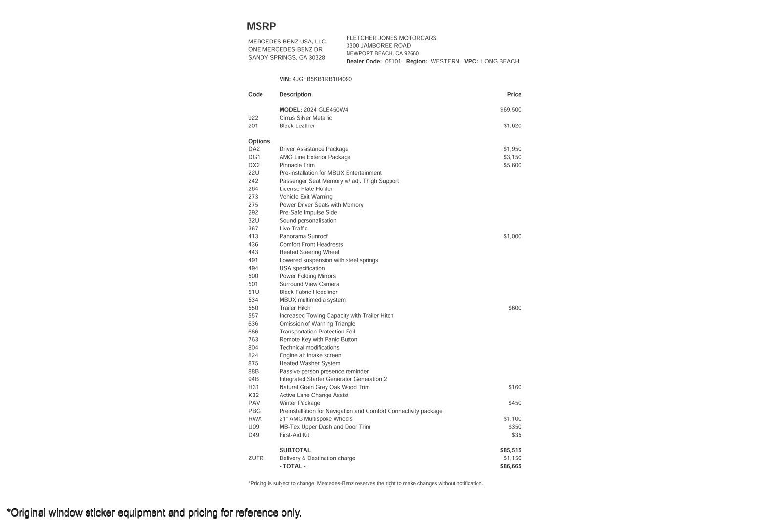 Certified 2024 Mercedes-Benz GLE 450 4MATIC image 4