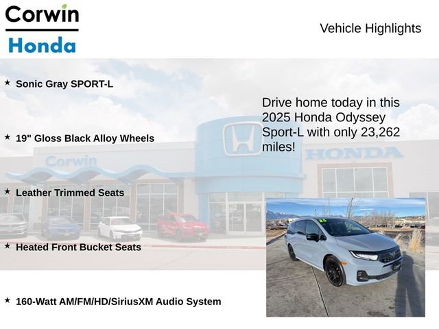 Used 2025 Honda Odyssey Sport-L image 6