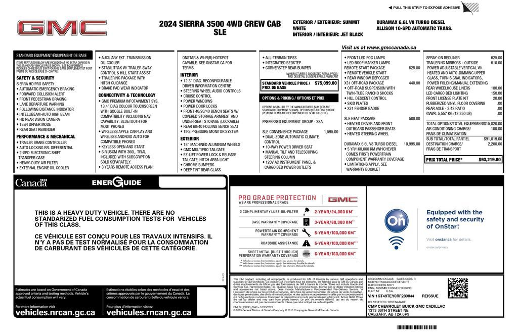 Used 2024 GMC Sierra 3500 SLE w/ SLE Convenience Package image 3