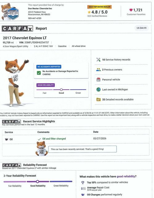 Used 2017 Chevrolet Equinox LT image 5