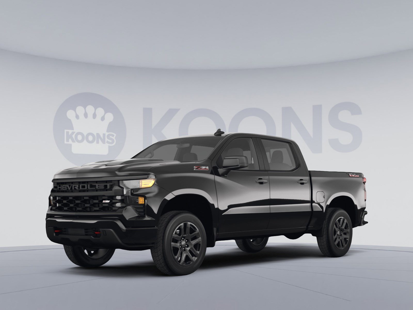 New 2026 Chevrolet Silverado 1500 Custom Trail Boss w/ Turbomax Blackout Package