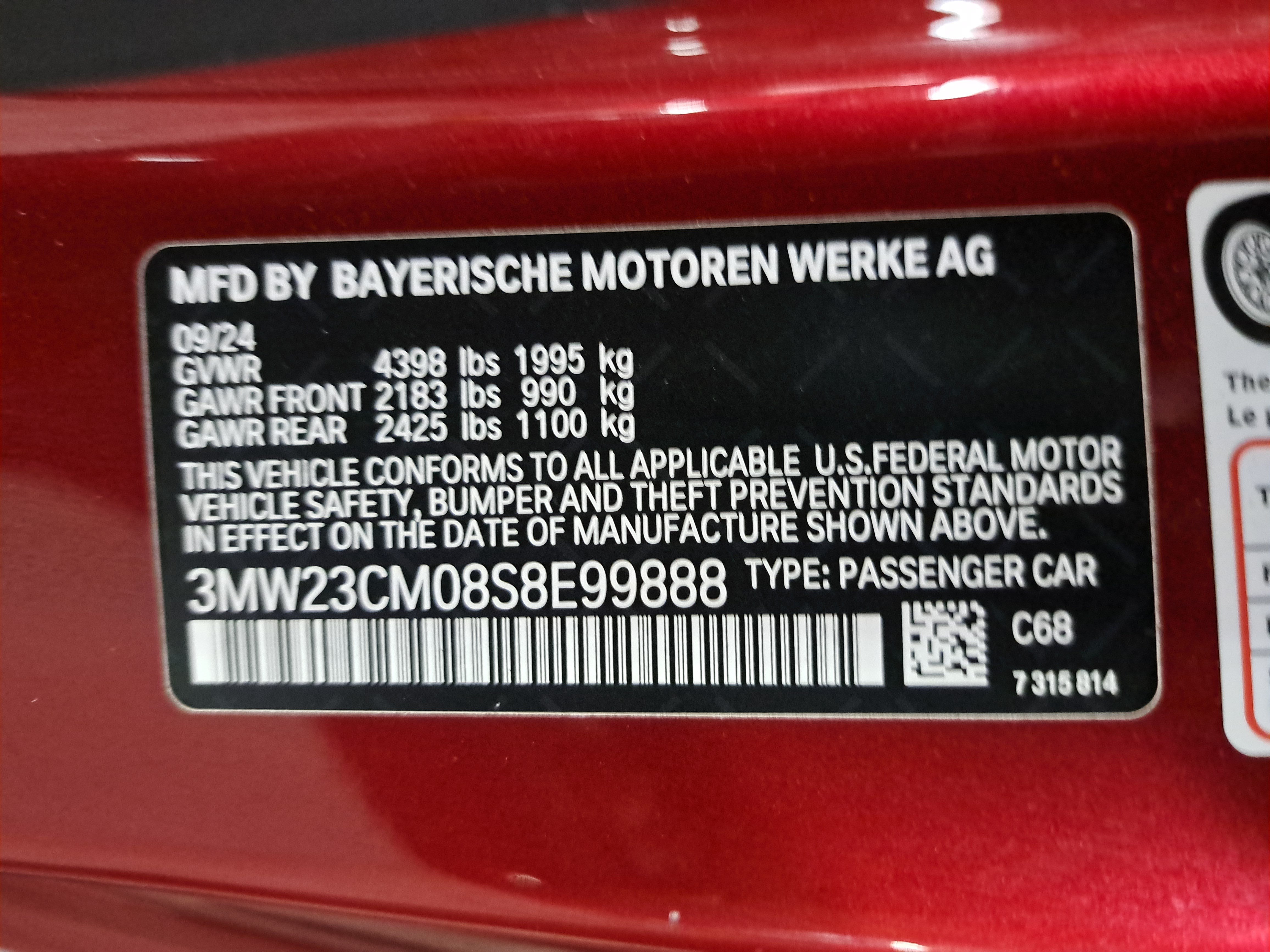 Certified 2025 BMW 230i Coupe w/ M Sport Package RWD image 37