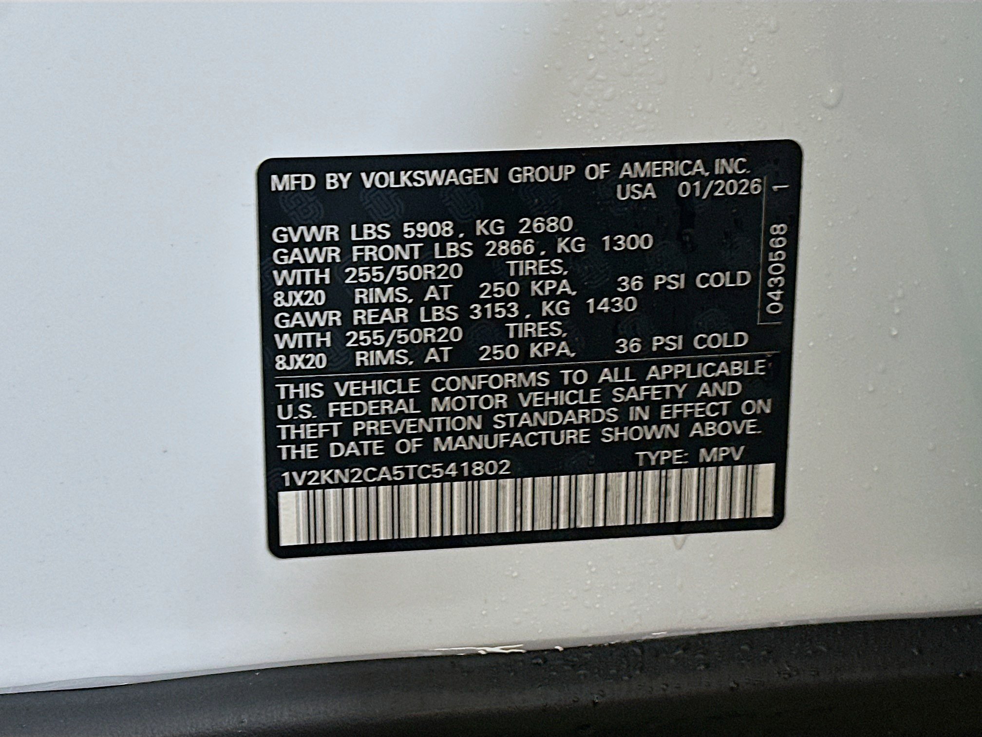 New 2026 Volkswagen Atlas SE AWD/4WD image 32