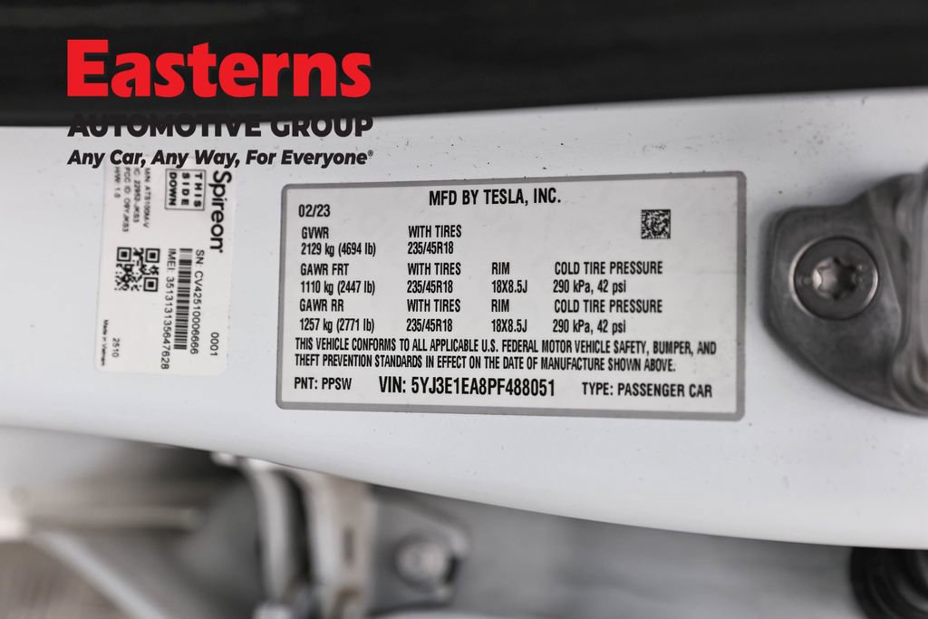Used 2023 Tesla Model 3 Standard Range image 30