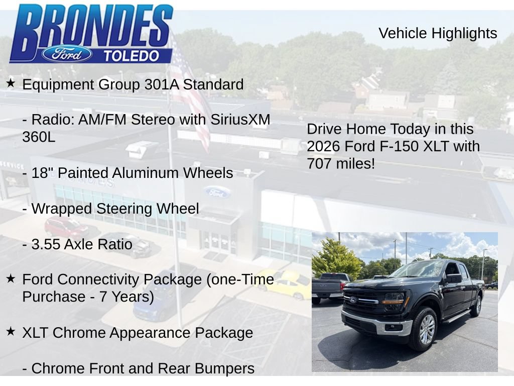 Used 2026 Ford F150 XLT w/ XLT Chrome Appearance Package AWD/4WD image 12
