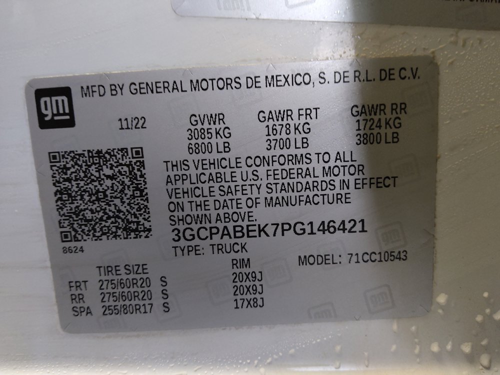 Used 2023 Chevrolet Silverado 1500 Custom RWD image 33