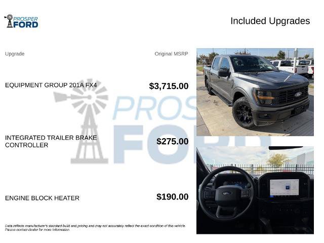 Certified 2025 Ford F150 STX w/ Equipment Group 201A FX4 AWD/4WD image 3