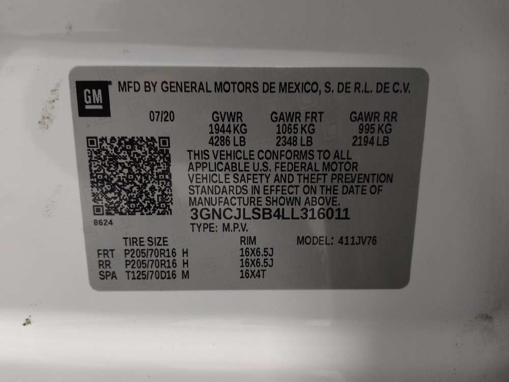 Used 2020 Chevrolet Trax LT w/ Driver Confidence Package FWD image 33