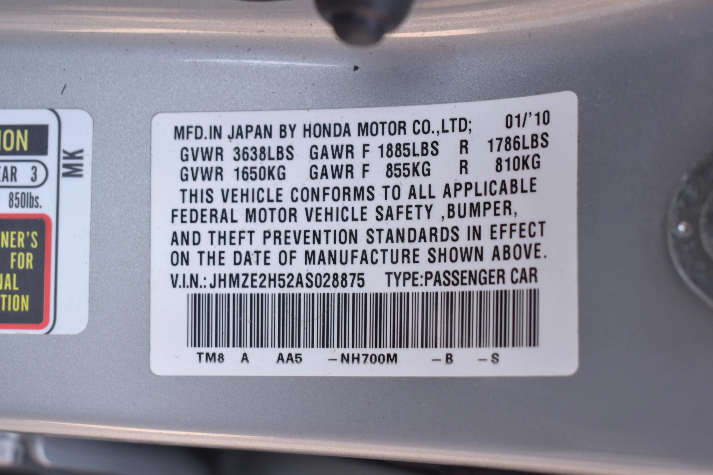 Used 2010 Honda Insight LX image 27