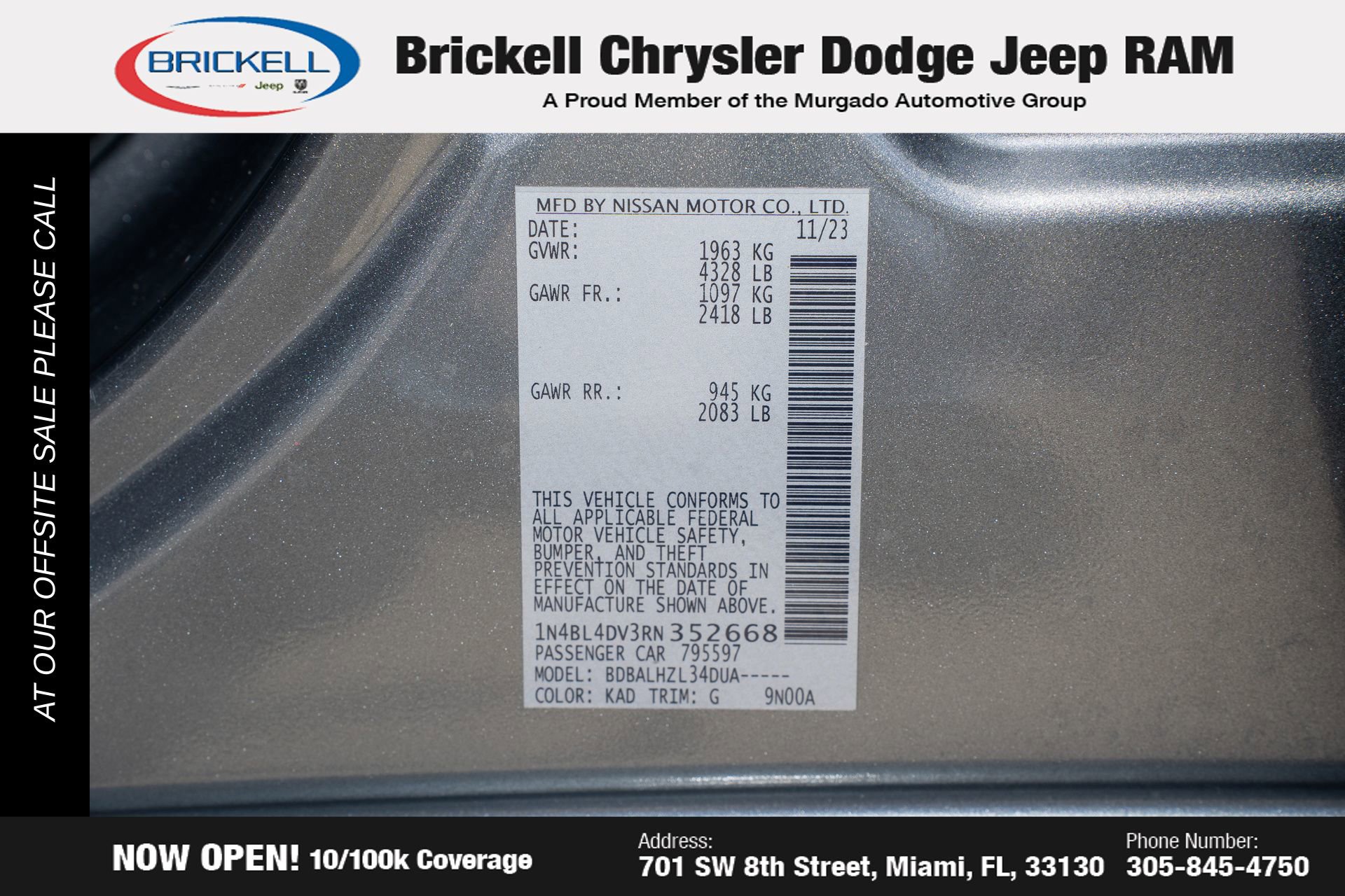 Used 2024 Nissan Altima 2.5 SV FWD image 36