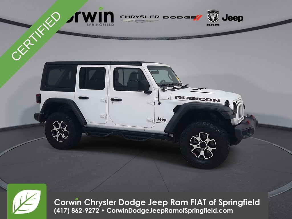 Certified 2023 Jeep Wrangler Unlimited Rubicon w/ Safety Group AWD/4WD image 1