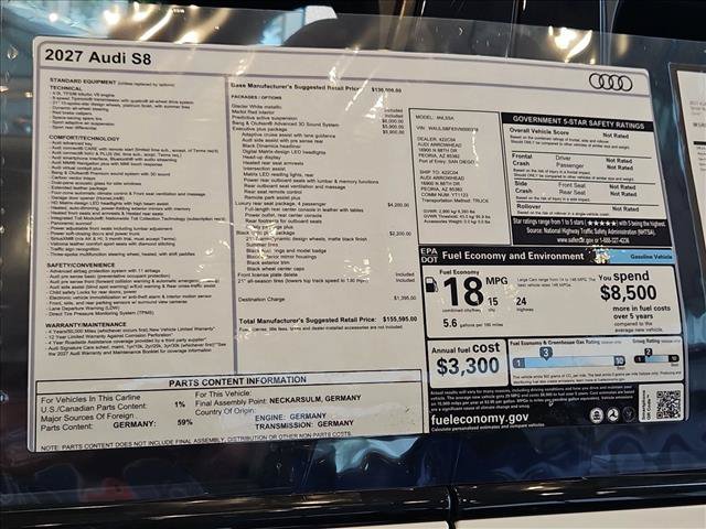 New 2027 Audi S8 AWD/4WD image 15