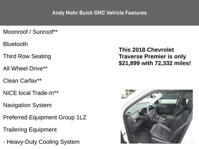 Used 2018 Chevrolet Traverse Premier w/ Redline Edition image 4