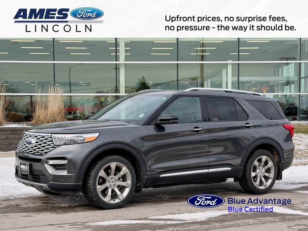 Certified 2020 Ford Explorer Platinum w/ Premium Technology Package image 1