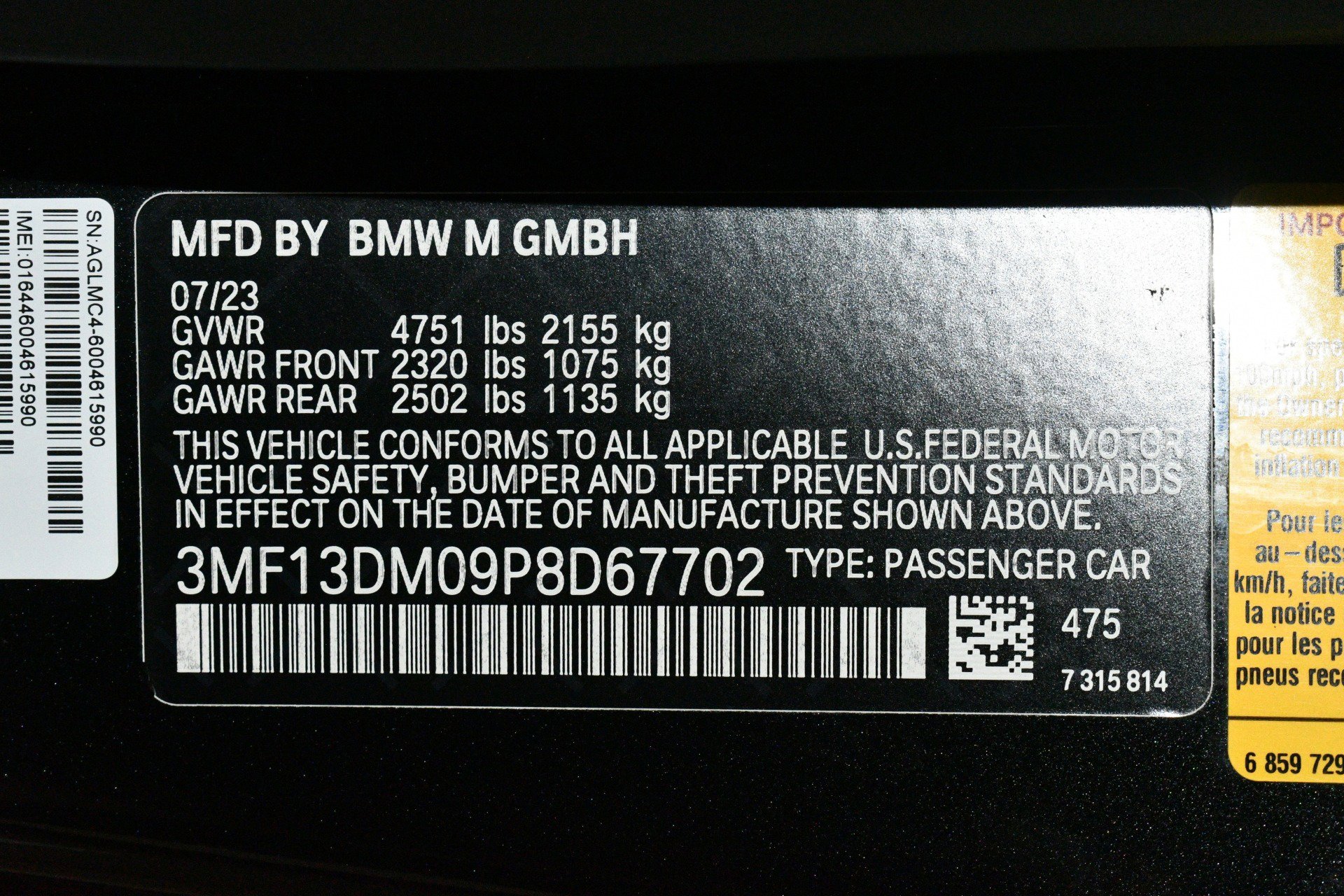 Used 2023 BMW M2 w/ Lighting Package image 98