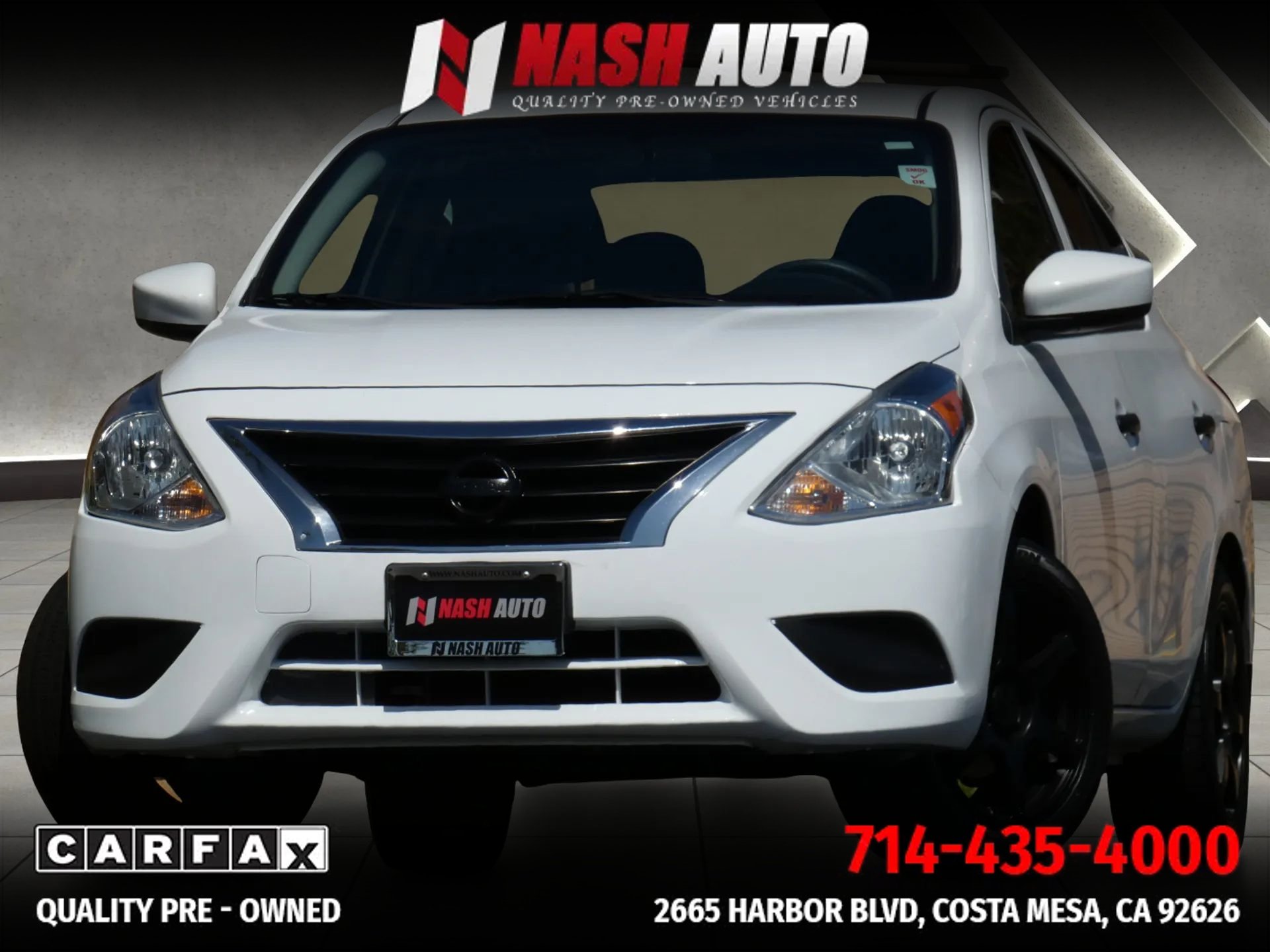 Used 2019 Nissan Versa S Plus FWD image 2