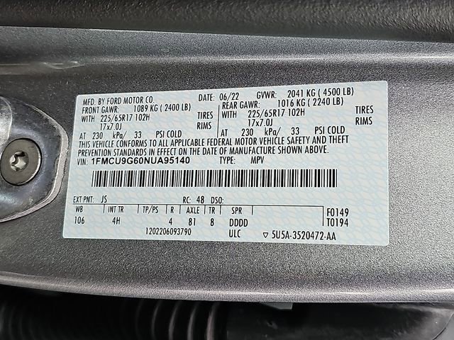Used 2022 Ford Escape SE w/ Cold Weather Package image 26