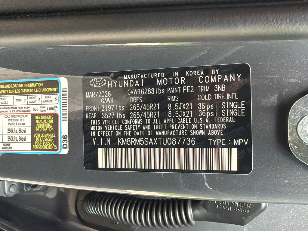 New 2026 Hyundai Palisade Calligraphy FWD image 32