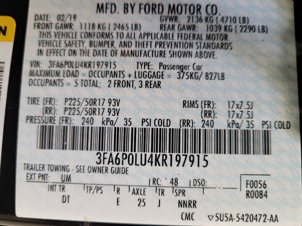 Used 2019 Ford Fusion SE FWD image 33