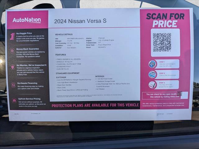 Used 2024 Nissan Versa S w/ S Plus Package image 23