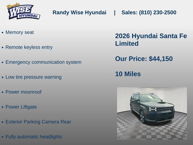 New 2026 Hyundai Santa Fe Limited AWD/4WD image 10