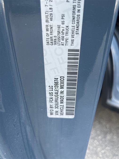 Used 2020 RAM ProMaster 3500 FWD image 7