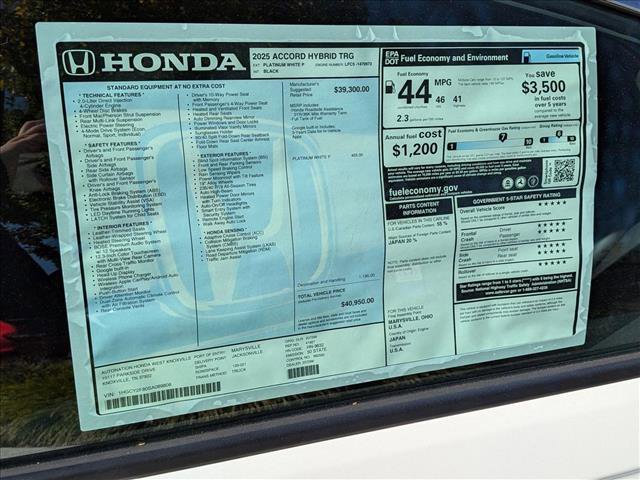 New 2025 Honda Accord Touring image 18