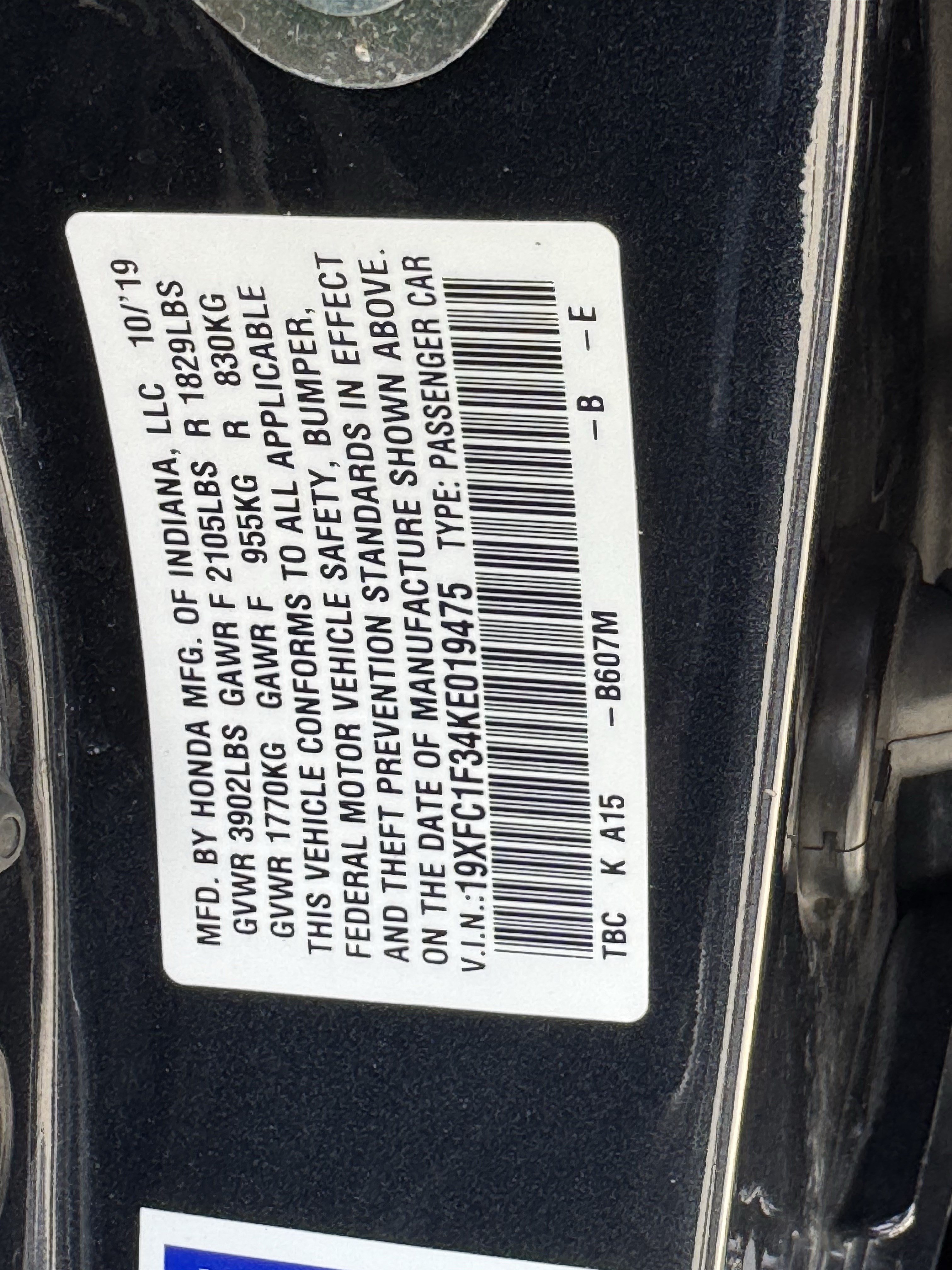Used 2019 Honda Civic EX image 29