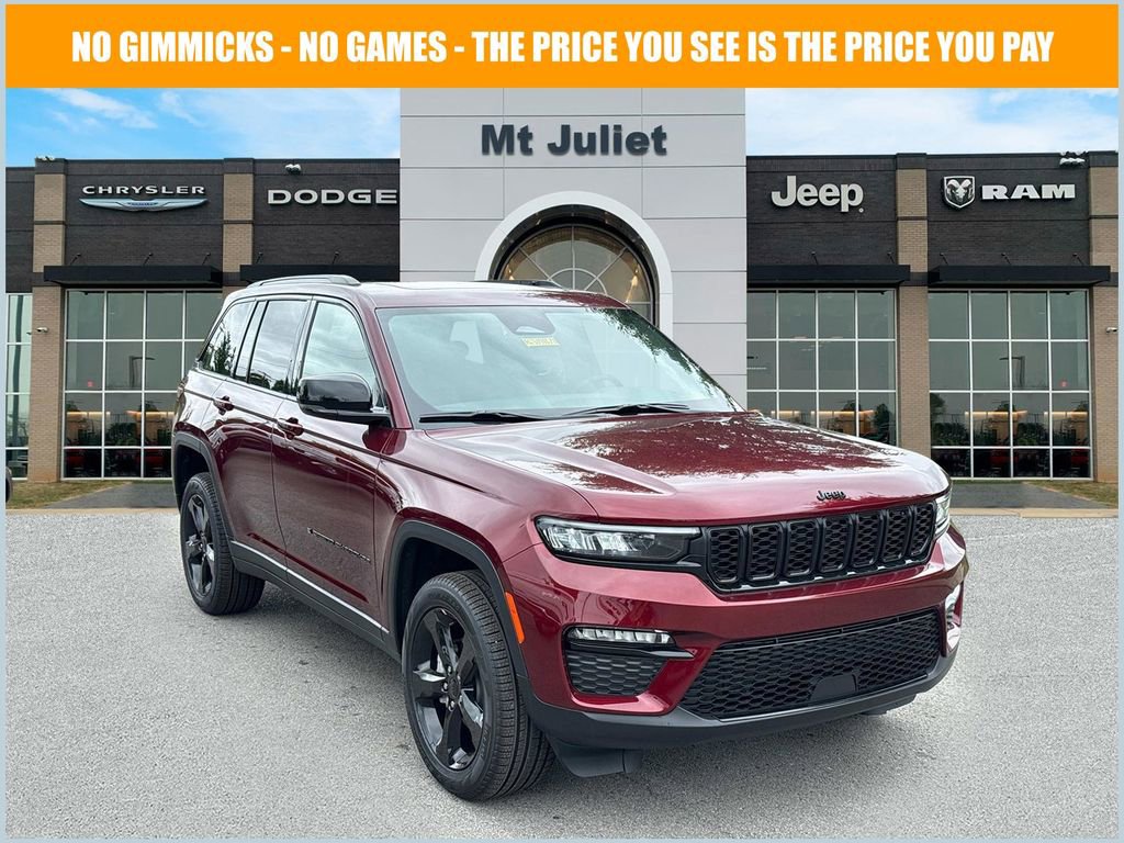 New 2025 Jeep Grand Cherokee Limited w/ Black Appearance Package AWD/4WD image 1