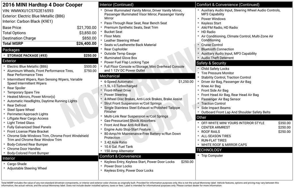 Used 2016 MINI Cooper 4-Door Hardtop image 8