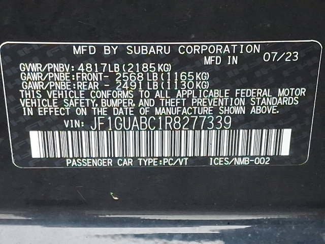Used 2024 Subaru Impreza 2.0i AWD/4WD image 26