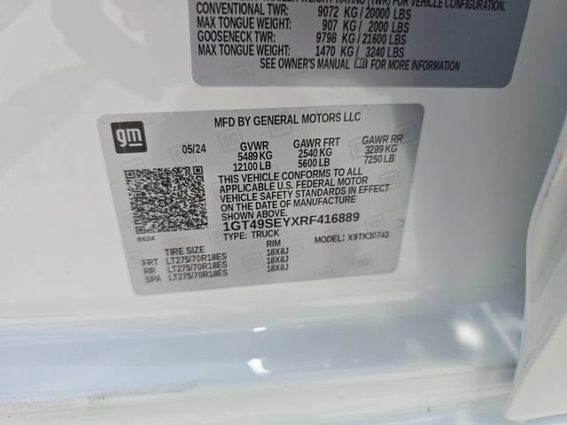 Certified 2024 GMC Sierra 3500 Pro w/ Convenience Package AWD/4WD image 30