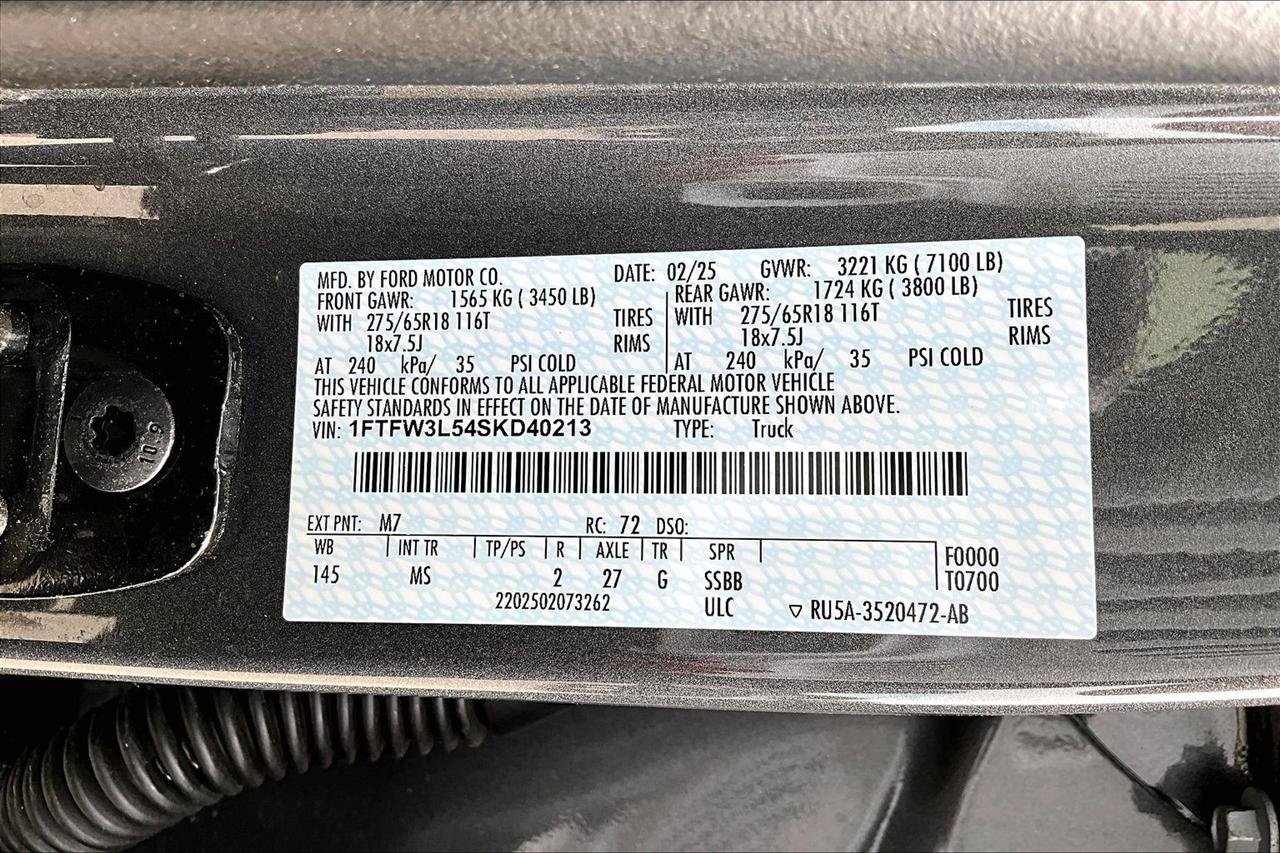 Used 2025 Ford F150 XLT w/ Equipment Group 301A Standard AWD/4WD image 21