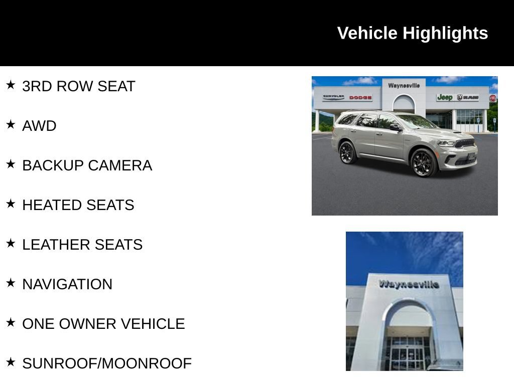 Used 2023 Dodge Durango R/T w/ Hemi Orange Plus Package AWD/4WD image 2